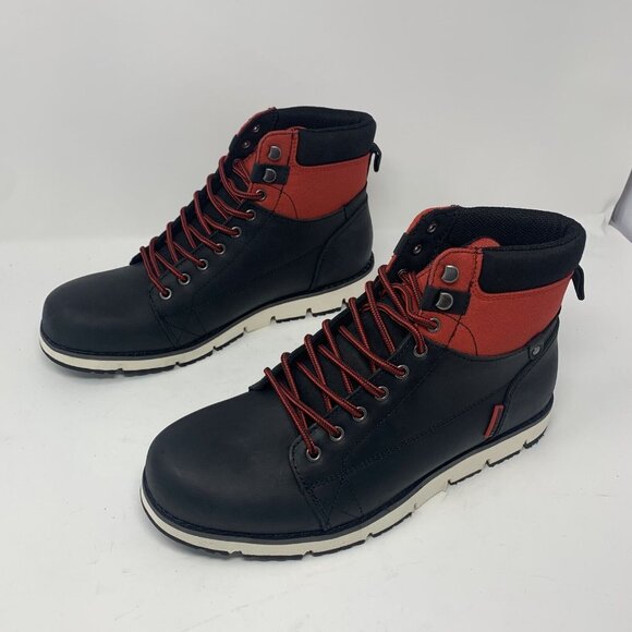 Territory Slickrock Boots Men's 10.5 Black Leather Water Resistant Lace-Up S0724 - Picture 4 of 11